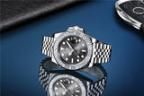 Brand Luxury 40mm Diver Automatic Watches for Men - NH35 Movement Sapphire Glass Men's Mechanical Wristwatches
