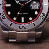 Luxury Men's Diver Steel 200m Waterproof Ceramic Bezel Analog Luminous Quartz Watch