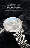PLAYBOY Casual Simple Automatic Mechanical Men's Watches Original Waterproof Calendar High Quality Watch for Men