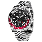 LUXURY DESIGN New PD-1662 V5 Men Mechanical Watches Luxury Ceramic Bezel Automatic 100M Waterproof GMT Watch for Men
