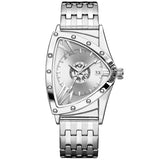 Luxury Classic Brand Multicolour Triangle Quartz Wristwatches -  Dial wth Roman Numerals Business Mens Wristwathes