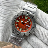Monster 200M Waterproof NH36 Day Function Sapphire Glass Automatic Movement Steel Bezel SD1984 Steel Bracelet Watch