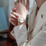 New Elegant Leisure Watch Top Brand Japanese Movement Stainless Steel Fashion Roman Scale Women's Quartz Watches