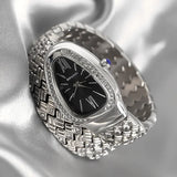 Fabulous Hot Sale Luxury Stainless Steel Creative Watch Strap Quartz Wristwatch Fashion Snake Watch for Women