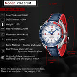 Luxury Brand 100M Waterproof Sapphire Glass Stainless Steel Japanese Movement Watch