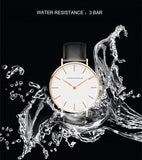 Best Price Top Brand Elegant Japan Quartz Movement Fashion Leather Strap Ladies Waterproof Wristwatches