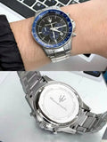 Original Luxury Maserati Men's Watch SFIDA Challenge Series Luxury Business Trendy Black Gold Steel Belt Watch