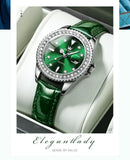 Original Luxury Brand Zircon Diamonds Dial Quartz Women Watches Fashion Business Bracelet Waterproof Wristwatch