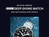 Top Brand Sapphire Glass Super Luminous Calendar Automatic Mechanical Wristwatch Luxury Men's Diver's Watches