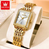 Elegant Women's Watch - Top Fashion Business Waterproof Stainless Steel Zircon Diamonds Luxury Quartz Watches