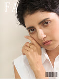 18K Gold Plated Minimalist Stainless Steel Heart Love Hollow Charm Ring