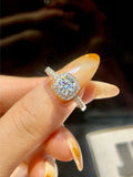 Classic 0.5-1CT VVS1 D Colour Moissanite Diamond Engagement Ring