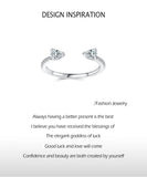 Sparkling Pear-Shaped AAAA Lab Created Diamond 925 Sterling Silver Ring
