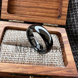 Dome High Polish Classics I Love You 6/8MM Men Women Wedding Tungsten Couple Rings