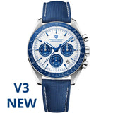 New Design AK Project Mars AR Sapphire Chronograph Automatic Date Luxury Quartz Watch