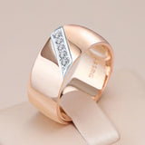 14 Karat Gold Filled Luxury AAA Zircon Diamonds Gold Silver Colour Mix Design Rings