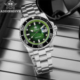 Top Brand Ceramic Bezel 41mm Gradient Orange Dial AR Coated Glass Luminous Waterproof 200m DiverQuartz Watch