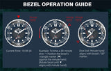 NEW Design Solar Powered Dive Quartz 300M Waterproof Sports Diving Steel Watch