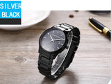 New Top Brand Luxury Calendar Stainless Steel Quartz Fashion Business Black Waterproof Mens Watches - The Jewellery Supermarket