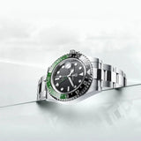 New LUXURY DESIGN Top Mechanical Automatic Watch Sports Rubber Diver Series Watch Luminous Date Display Wristwatches
