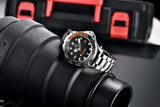 New Top Brand Men's Watch 007 Commander Luxury Mechanical 100m Waterproof Calendar Japan NH35 Men's Wristwatches