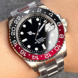 Stainless Steel Dive Automatic Sapphire Crystal Rotating Bezel Luminous Mechanical Watch