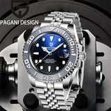 Brand Luxury 40mm Diver Automatic Watches for Men - NH35 Movement Sapphire Glass Men's Mechanical Wristwatches
