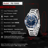 New Luxury Brand Design 41mm Men's Automatic Mechanical Watch Classic Retro 200m Waterproof Business Sports Watches - The Jewellery Supermarket