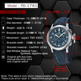Luxury Top Brand 40MM Luxury Sapphire Glass AR Coating Chronograph Stopwatch Multifunctional Men Quartz Watches