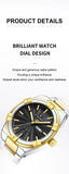 Top Original Brand Luxury Waterproof Stainless Steel Casual New Fashion Design Quartz Watches for Men - The Jewellery Supermarket