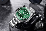 Popular Brand Waterproof Mechanical Automatic Men's Stainless Steel Sapphire Glass Writwatches - Best Gift