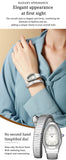 Awesome Fashion Retro Light Luxury Serpentine Design Inlaid with Zirconia Diamond High End Women's Quartz Watch