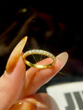 Admirable VVS1 D Colour Moissanite Diamond Stackable Solitaire Ring