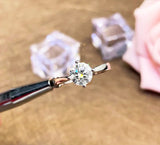 Awesome 100% Real Moissanite Ring  D Colour VVS1 Adjustable Size S925 Silver GRA Certificate Wedding Rings for Women