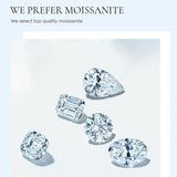 Real VVS1 D Colour Moissanite Diamond V-Shaped Fashion Shining Ring Fine Jewellery