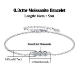 Luxury Round Bubble Moissanite Diamonds Pendant Necklace Bracelet Hoop Earrings 925 Sterling Silver Jewellery Set - The Jewellery Supermarket