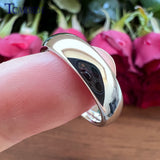 High Polished Domed 2/3/4/5/6/7/8/10MM Shiny Tungsten Rings For Men Women