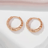 14 Karat Gold Filled Rounded Earrings For Women Daily Wear Jewellery