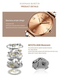 New Listing Elegant Ladies Luxury Watch High Quality Movement 36mm Dial Fashion Simple Quartz Womenwatches