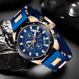 New Arrival Top Brand Luxury Silicone Sport Watches - Quartz Date  Waterproof Chronograph Mens Wristwatches - The Jewellery Supermarket