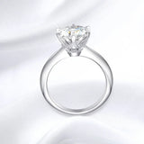 1-5CT  VVS1 D Colour Moissanite Diamond Solitaire Engagement Wedding Silver Rings