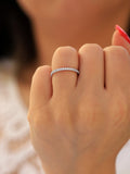 Admirable VVS1 D Colour Moissanite Diamond Stackable Solitaire Ring