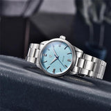 Popular Top Luxury Brand 38mm Stainless Steel AR Coating Sapphire VH31 Business Sports Men's Quartz Watches - The Jewellery Supermarket