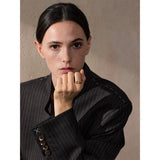 18K Gold Plated Exquisite Stainless Steel AAA Cubic Zirconia Diamonds Stylish Ring