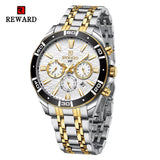 New Top Brand Waterproof Sport Stainless Steel Business Quartz Wristwatches for Men - Ideal Gifts