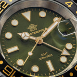 Top Brand New GMT Movement Quartz Watches, Stainless Steel BGW9 Luminous 20Bar Waterproof Diver Watch For Man