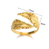 New in Stainless Steel Rings For Women Girls - Butterfly Heart Round 18K Gold Colour Minimalist Cute Oval Rings - The Jewellery Supermarket