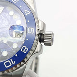 Self-Winding Stylish Dial Bezel 100 Meter Water Resistant Men's Mechanical Watch