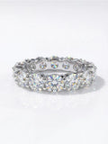 Remarkable 0.1-0.5CT VVS1 D Colour Moissanite Diamond Engagement Eternity Ring