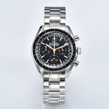 Japanese Quartz vk63 Sapphire Glass Panda dial vk63 Movement Chronograph Multi-function Men's Business Watch